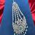 Emerald Diamond Polki Passa | Pakistani Bridal Jhumar | Silver Finish Headpiece