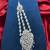 Silver Finish Pakistani Jhumar – Rose Pink Crystal Bridal Tikka