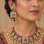 Ruby Polki Choker Necklace Set: Kundan Bridal Indian Wedding Statement Jewelry