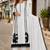 White organza semi stitched suit with embroidery & cut sequin work