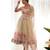 Women's Gorgeous Floral Printed Organza Silk Fabric Flared Anarkali Pant and Dupatta Set