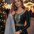 Black georgette semi stitched suit with embroidery & sequin work