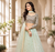 Women's Sky Blue Net Sequins Embroidered Lehenga Choli with Designer Dupatta