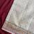 Off white embroidery work tussar silk_blend saree with  blouse piece
