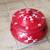Red, Black and White Handmade Hand Painted Terra Cotta Utility Bowl + Lid with Warli design