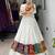 white ghaghra choli for navratri - full stitched free size