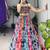 multi shibori prints lehenga with fancy top - full stitched free size