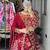 maroon ajarakh prints navratri lehenga choli & dupatta - full stitched free size