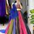 multi kali jacquard silk weaving lehenga chloi with dupatta - full stitched free size