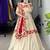 vanilla chaniya choli with traditional gamthi work - full stitched free size