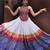 white free size kutch work navratri designer lehenga choli - full stitched free size