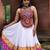 white free size kutch work navratri designer lehenga choli - full stitched free size