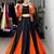 black & orange lehenga with koti and blouse navratri collection - full stitched free size