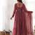 Women's Beautiful Printed Fox Georgette Fabric Flared Anarkali Pant and Dupatta Set