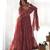 Women's Beautiful Printed Fox Georgette Fabric Flared Anarkali Pant and Dupatta Set