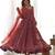 Women's Beautiful Printed Fox Georgette Fabric Flared Anarkali Pant and Dupatta Set