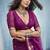 Magenta pure munga silk blend handloom saree with organza pallu