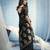 Black pure munga silk blend handloom saree with organza pallu