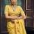 Mustard pure munga silk blend handloom weaving saree
