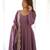 Women's Beautiful Solid Roman Silk Chanderi Fabric Flared Anarkali Pant and Dupatta Set