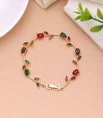 Multi color tulip bracelet handmade traditional design