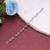 Pink & silver color tulip bracelet designer finish