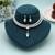 White color stone necklace set graceful designer look