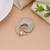White color floral design brooch classic fashion