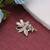 White color floral design brooch party wear style