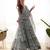 Women's Beautiful Printed Fox Georgette Fabric Flared Anarkali Pant and Dupatta Set