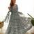 Women's Beautiful Printed Fox Georgette Fabric Flared Anarkali Pant and Dupatta Set