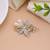 White color floral design brooch party wear style