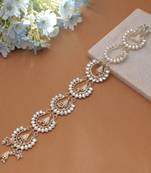 Gold color choti accessories bridal hair jewelry