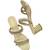Cream crystal embellished artificial leather block heel sandals for women