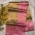 New Banarasi Silk Blend Golden Color woven Saree with Blouse Set For Women's