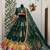 Green Muslin Cotton Navratri Chaniya Choli with Mirror Work & Georgette Dupatta