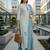 Women ethnic motifs printed regular pure cotton kurta with trousers & with dupatta