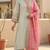 Women embroidered regular kurta with trousers & with dupatta