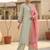 Women embroidered regular kurta with trousers & with dupatta