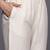 Floral yoke design regular sequinned kurta with trousers & dupatta