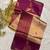 New Banarasi Silk Blend Brown Color Woven Saree With Blouse Set For Women's