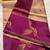 New Banarasi Silk Blend Brown Color Woven Saree With Blouse Set For Women's