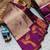 New Banarasi Silk Blend Brown Color Woven Saree With Blouse Set For Women's