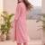 Women floral printed regular kurta with trousers & with dupatta