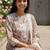 Women floral printed regular pure cotton kurta with trousers & with dupatta