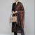 Women regular chanderi silk kurta with trousers & with dupatta