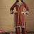 Women floral printed kurta with trousers & dupatta