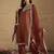 Women floral printed kurta with trousers & dupatta
