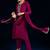 Women embroidered regular beads and stones kurta with trousers & dupatta