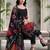 Women floral printed regular kurta with trousers & with dupatta